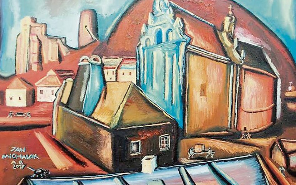 Jan Michalak wystawia w Rzymie pejzaże z Kazimierza nad Wisłą