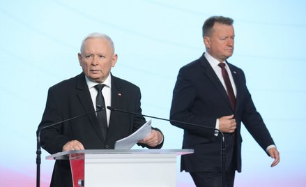 Jarosław Kaczyński i Mariusz Błaszczak