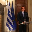 Premierzy Grecji Kyriakos Mitsotakis (z prawej) i Słowacji Eduard Heger