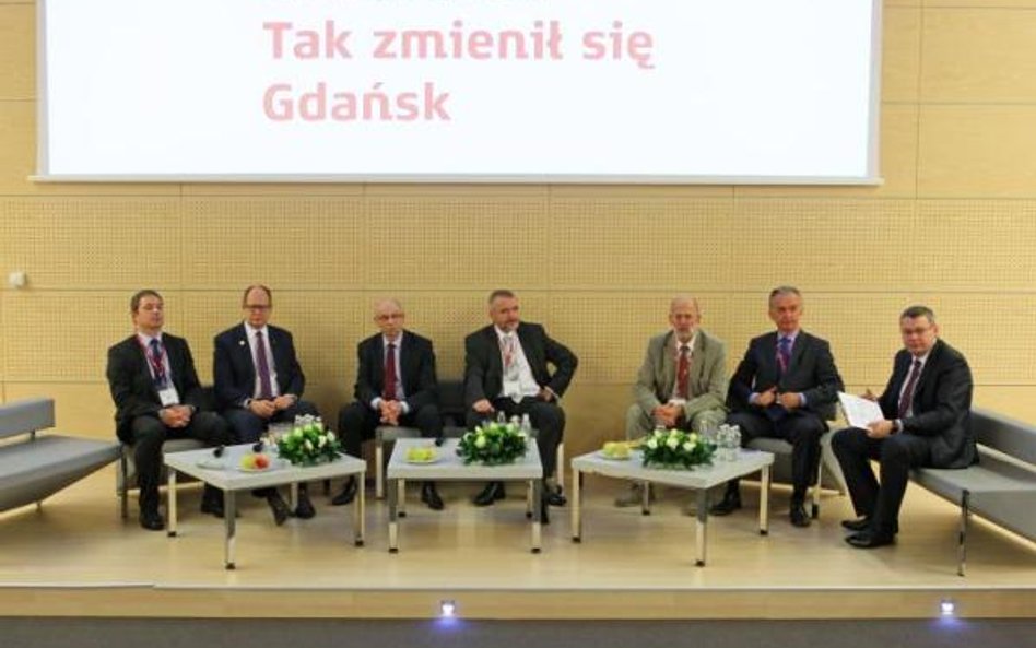 O potencjale i przyszłości Gdańska dyskutowali (od lewej): przedsiębiorca Maciej Grabski, prezydent 
