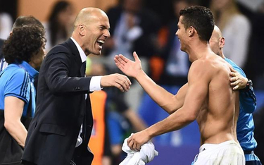 Zinedine Zidane i Cristiano Ronaldo, najszczęśliwsi ludzie w Madrycie.