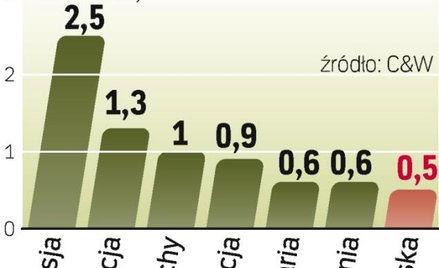 Deweloperzy wstrzymali wiele projektów centrów handlowych. Choć już w ub.r. tempo inwestycji spadło,