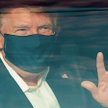 Zakażony Trump w trakcie kontrowersyjnej podróży samochodem
