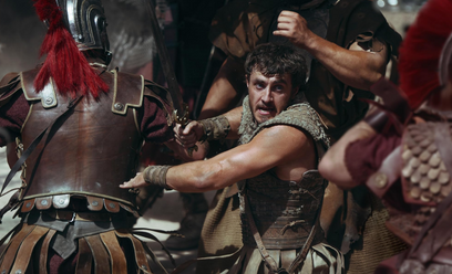 Paul Mescal jako Lucjusz w filmie "Gladiator II"