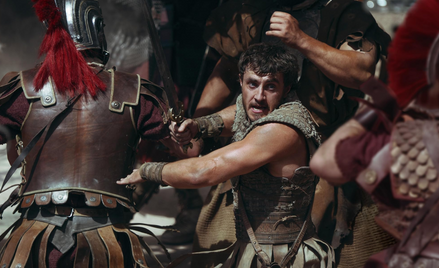 Paul Mescal jako Lucjusz w filmie "Gladiator II"