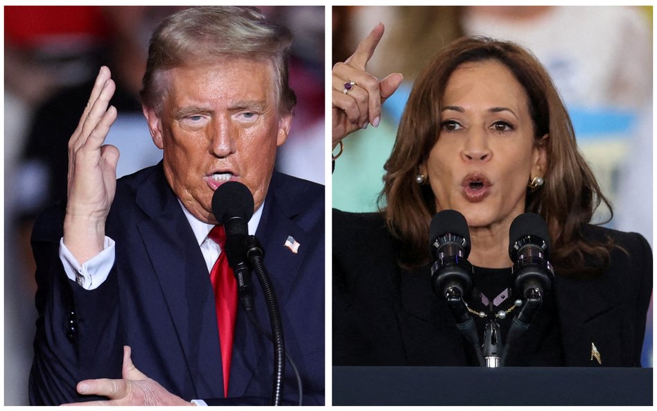 Wybory w USA. Donald Trump i Kamala Harris walczą o głosy w kluczowych wahających się stanach