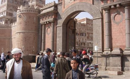 Brama do starego miasta w Sanie, stolicy Jemenu