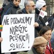 W demonstracji w Wilnie uczestniczyło niemal 7 tysięcy litewskich Polaków. Protestujący żądali ochro