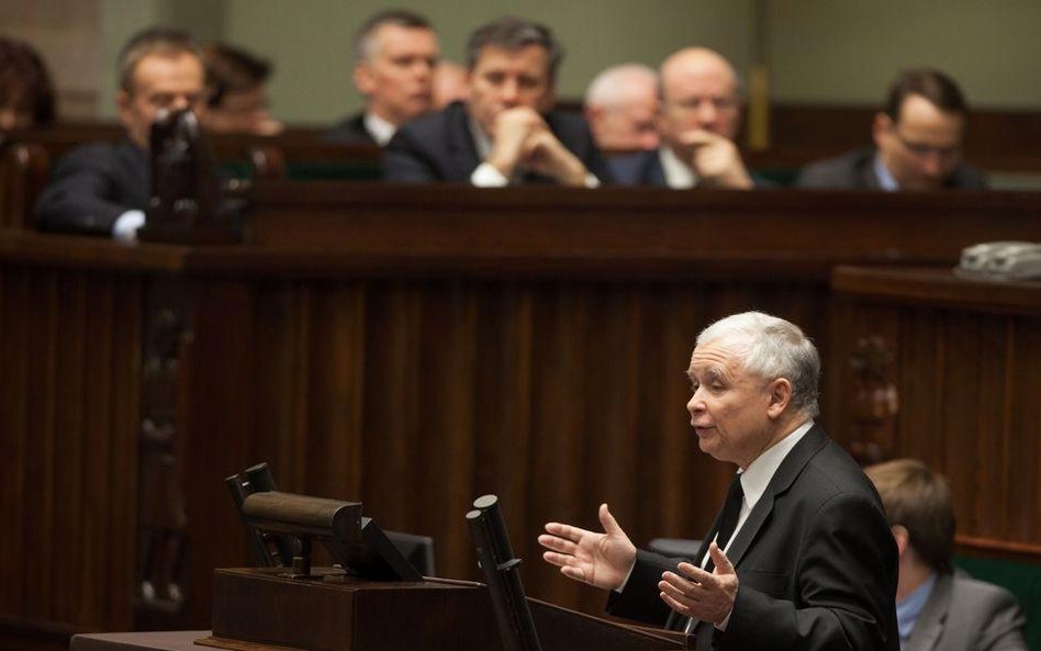 Prezes PiS Jarosław Kaczyński