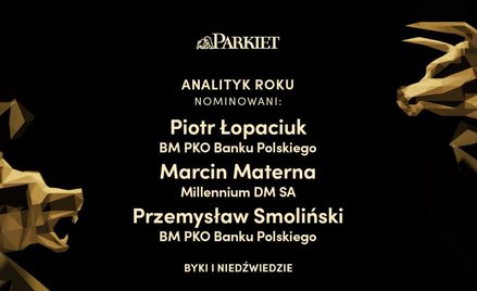 Byki i niedźwiedzie: kandydaci do statuetki w kategorii „Analityk Roku”