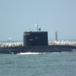 Okręt podwodny Ałrosa podczas jedynego jak dotąd pobytu na Bałtyku w 2012 r.