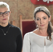 Od lewej: wiceprezes Katarzyna Wysokińska-Walenciak z przewodniczącą KRS Dagmarą Pawełczyk-Woicką