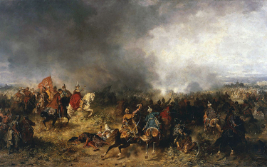 Pierwsza bitwa pod Chocimiem rozgrywała się między 2 września a 9 października 1621 r. Obraz olejny 