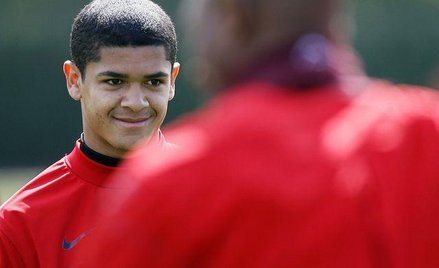 Trening piłkarzy Arsenalu przed meczem z Manchesterem