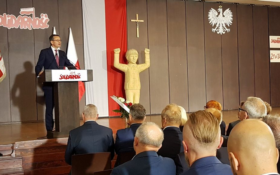 Mateusz Morawiecki: Nasz rząd czuje się spadkobiercą Solidarności