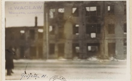 Posesja przy ulicy Grójeckiej 81 w 1945 roku