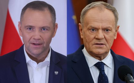 Prezydent Karol Nawrocki i premier Donald Tusk