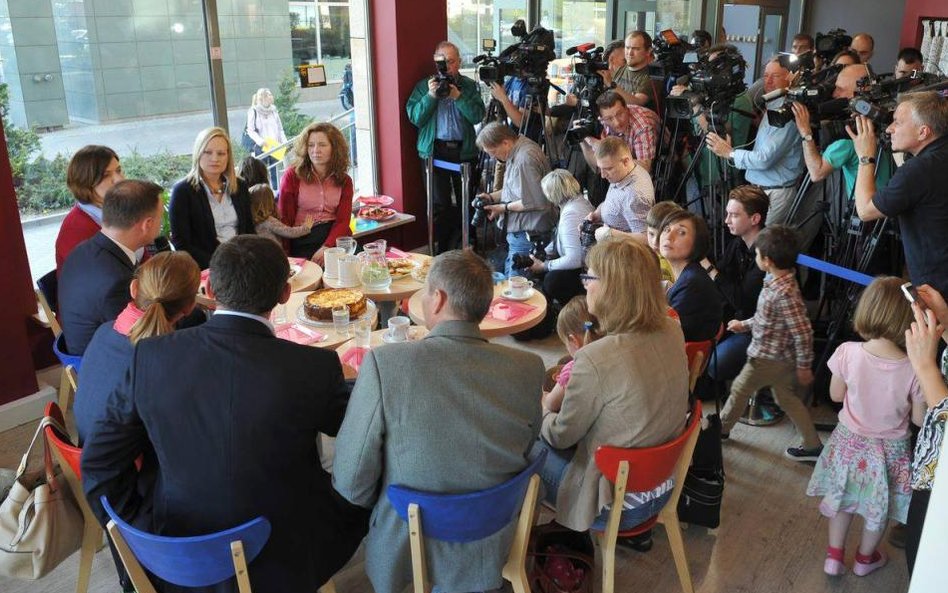 Andrzej Duda na spotkaniu z rodzinami