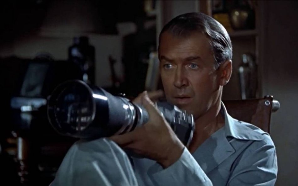 4. James Stewart ("Okno na podwórze")