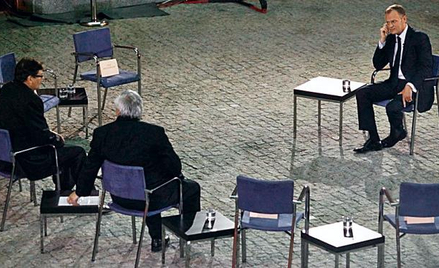 W debacie z premierem Donaldem Tuskiem wzięli udział przedstawiciele mniejszych związków