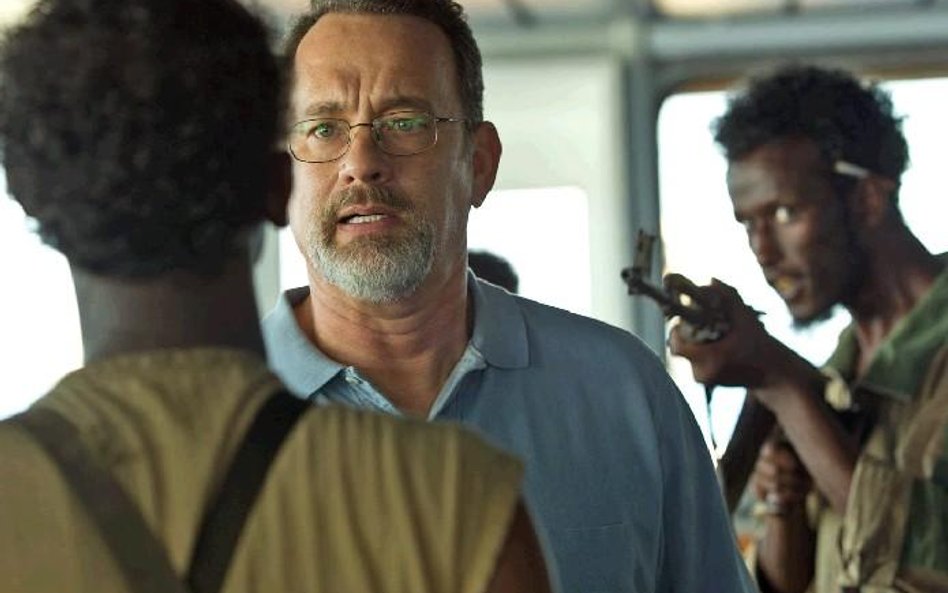 Tom Hanks jako kapitan Richard Phillips porwany przez somalijskich piratów w kwietniu 2009 roku