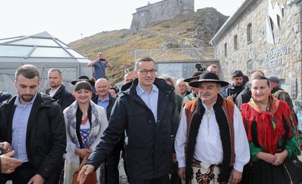 Premier Mateusz Morawiecki odwiedził we wtorek Kasprowy Wierch