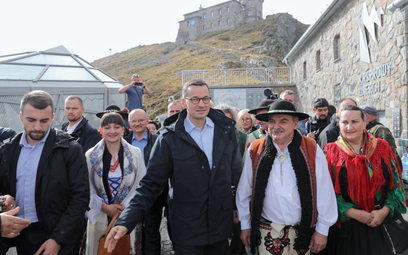 Premier Mateusz Morawiecki odwiedził we wtorek Kasprowy Wierch