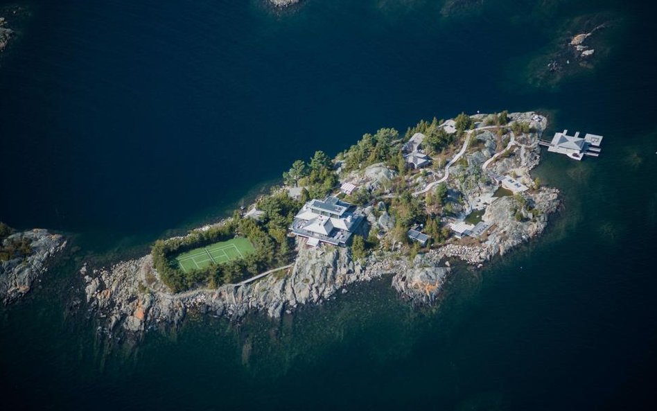 Posiadłość na wyspie położonej na jeziorze Huron