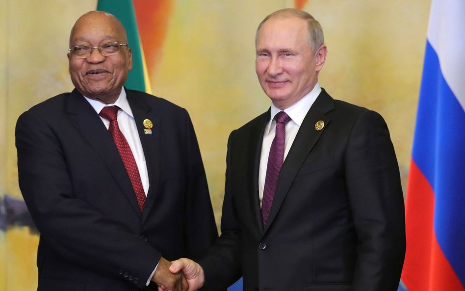 Jacob Zuma i Władimir Putin (zdjęcie z 2017 roku)