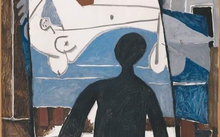 Pablo PICASSO, Cień, 29 grudnia 1953 ; Olej i węgiel na płótnie