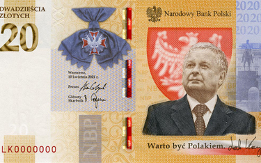 NBP wypuści banknoty i sztabki złota z prezydentem Lechem Kaczyńskim