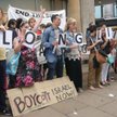 Jeden z protestów ruchu BDS zorganizowany na londyńskiej Oxford Street w ubiegłym roku