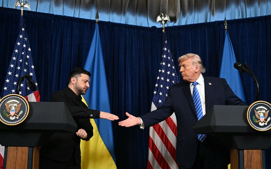 Wołodymyr Zełenski i Donald Trump