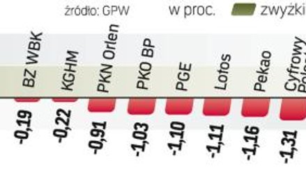 Inwestorzy coraz bardziej się boją kłopotów krajów strefy euro. Nastrojów nie poprawiło też tąpnięci