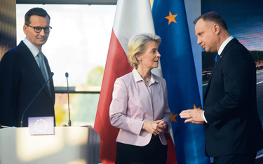 Wydawało się, że szefowa Komisji Europejskiej Ursula von der Leyen (na zdjęciu podczas wizyty w Pols