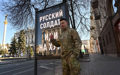 Kijów. Żołnierz ukraińskiej Obrony Terytorialnej, 28 lutego, piąty dzień rosyjskiej inwazji