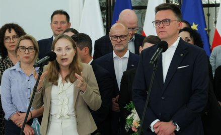 Katarzyna Pełczyńska-Nałęcz i Szymon Hołownia