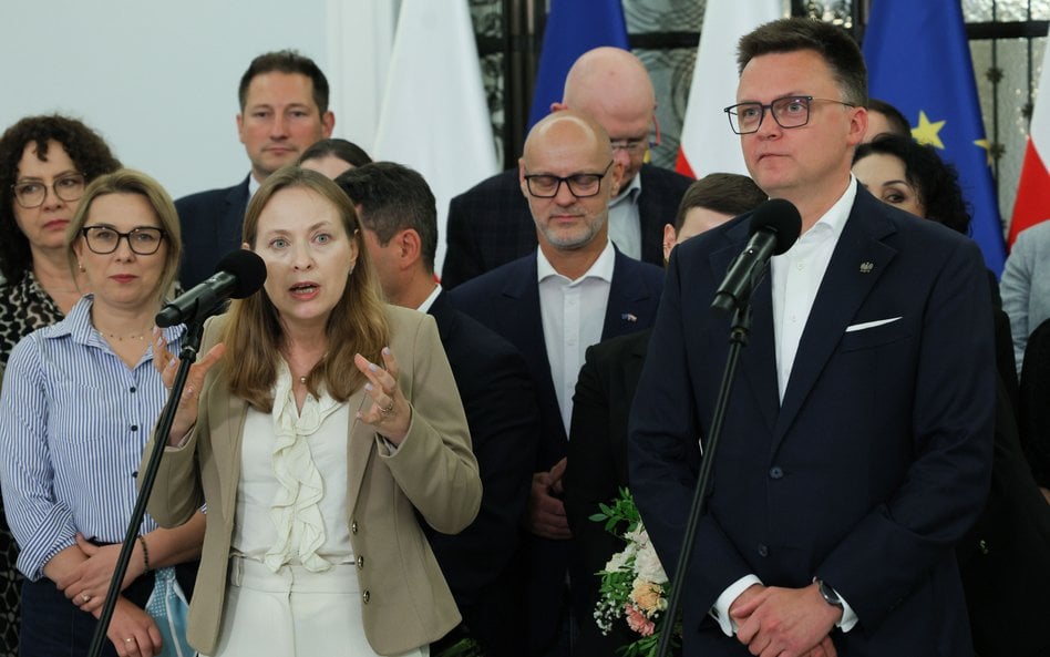 Katarzyna Pełczyńska-Nałęcz i Szymon Hołownia