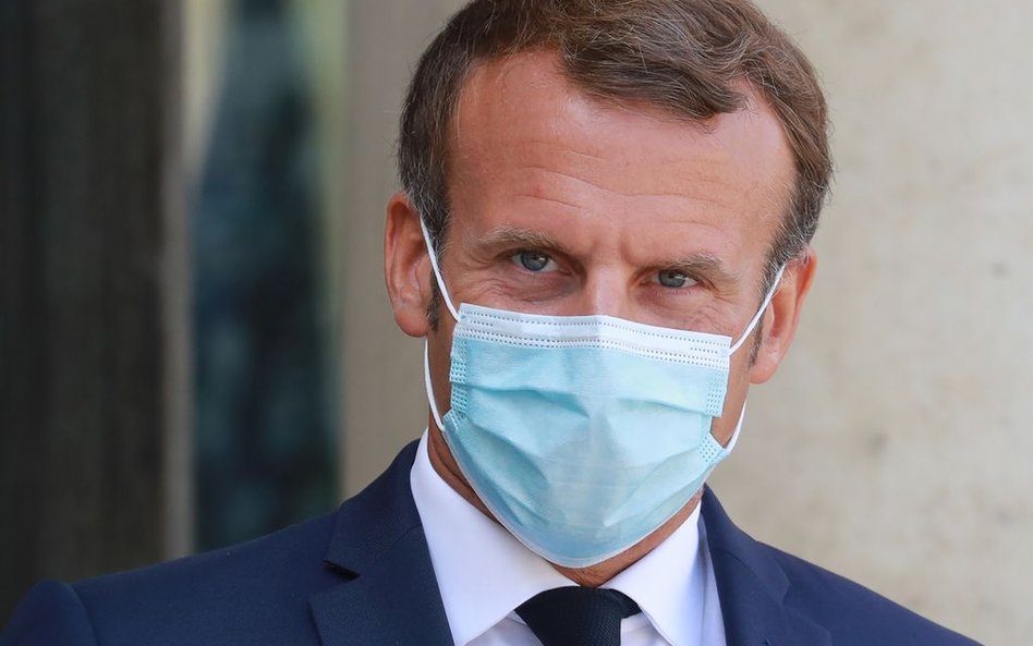 Prezydent Francji Emmanuel Macron