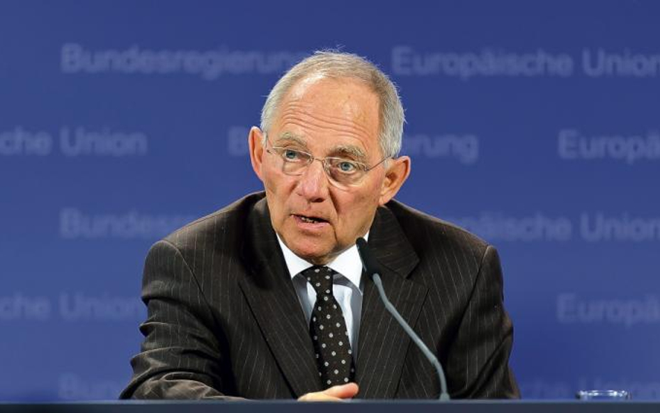 Wolfgang Schaeuble, niemiecki minister finansów, twardo żąda od Grecji, by trzymała się uzgodnień w 