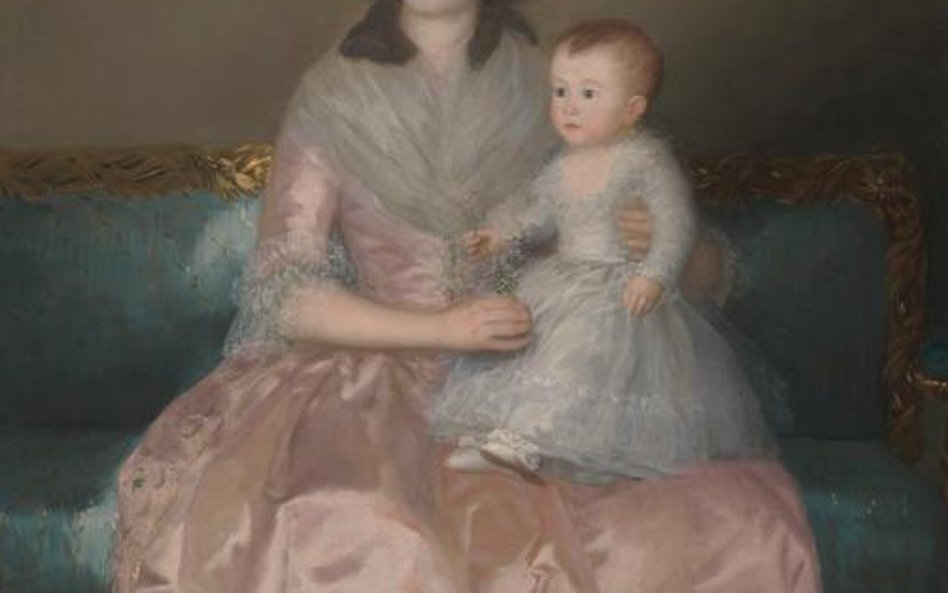 Francisco de Goya, The Countess of Altamira and Her Daughter, María Agustina, 1787-8, Oil on canvas,