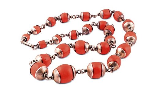 Wyrób spółdzielni jubilerskiej ORNO. Biżuteria srebrna z czasów PRL.