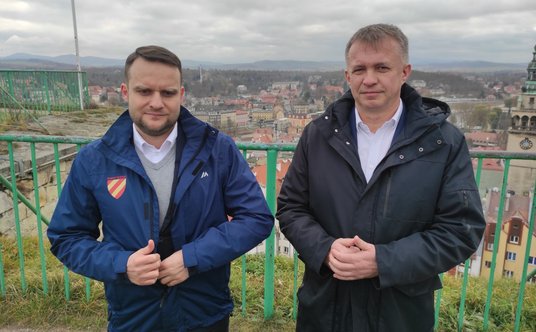 W Twierdzy Kłodzko spotkali się z nami między innymi członek zarządu powiatu kłodzkiego Michał Cisak