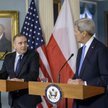 Grzegorz Schetyna i amerykański sekretarz stanu John Kerry. Waszyngton 7 stycznia 2015 r.