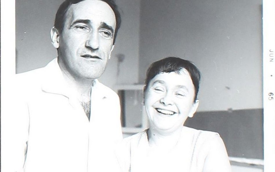 Maria i Tadeusz w hotelu Chelsea, Nowy Jork, 1965