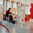 W MindLab, w duńskim Ministerstwie Gospodarki, pracownicy sami urządzają przestrzeń dzięki mobilnym 