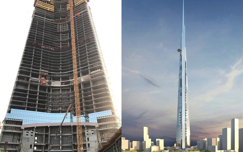 Jeddah Tower w Arabii Saudyjskiej ma już 454 metry wysokości