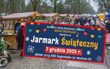 W Konstancinie-Jeziornie już po raz 13. odbędzie się Jarmark Świąteczny w Parku Zdrojowym
