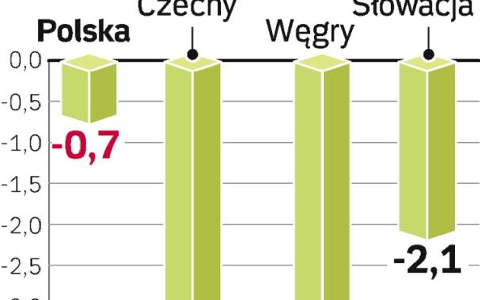 Polska gospodarka skurczy się w tym roku. Gorzej jest jednak w innych krajach naszego regionu.