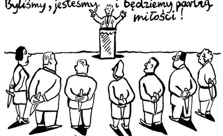 Komentarz rysunkowy. Byliśmy, jesteśmy